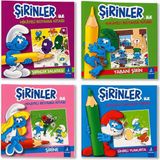 Şirinler ile Hikayeli Boyama Kitabı 4’lü Set | Şirine, Yabani Şirin, Sihirli Yumurta, Şirinler Salatası | Çocuk Boyama ve Hikaye Kitabı