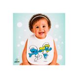 Şirinler Keten Bebek Mama Önlüğü – Yumuşak, Emici, Yıkanabilir, Özel Tasarım P190