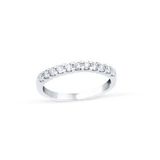 Sirius 0807R0178 F Renk Pırlanta Taşlı İnce Yarımtur Yüzük