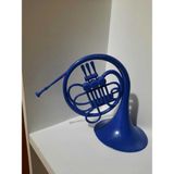 Sirius Fransız Kornası How I Met Your Mother Hımym Mavi Plastik Biblo 16 cm Boyutunda