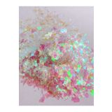 Sirius Hobi Epoksi Hologram Kağıtları Pink Tırnak Makyaj Chunky Glitter 5 gr Hologramlı Sim 2x2,5gr