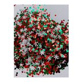 Sirius Hobi Epoksi Reçine Merry Christmas Yılbaşı Süsleri Tırnak Makyaj 8 gr Hologramlı Sim 2x4gr Kutulu