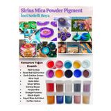 Sirius Hobi Epoksi Reçine Mum Boya Mica Powder (İNCİ SEDEFLİ PİGMENT) 10 Renk Set 10x5gr