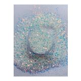 Sirius Hobi Epoksi Reçine Sparkle Fine Blue Tırnak Makyaj Chunky Glitter 8 gr Hologramlı Sim 2x4gr Kutulu