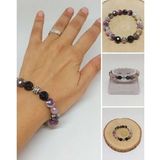 Sirius Serisi Turmalin Taşı Karışık Renkler 10mm Unisex Bileklik (52932)