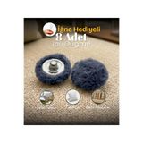 SiriusAnatolia 8 Adet Minder,Kırlent,Rattan, Koltuk Düğmesi