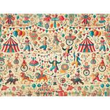 Sirk Temalı Renkli Arka Plan, 200X150CM, Stüdyo Fonu