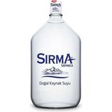 Sırma 15 lt Boş Cam Damacana Doğal Kaynak Suyu Sağlıklı Yaşam İçin Uygun