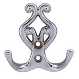 Sırma Askı Metal Vestiyer Duvar Dolap Elbise Askısı Krom Renk Mobilya Kapı Askılığı Aparatı