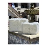 Sırma Home SIRMA HOME Çeyizlik Saten Tüllü 2`lü Bohça Nişan Gelin Damat Hurcu - Krem