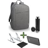 Sırt Çantası 15.6 Inç B210 Laptop Çantası, Hızlı Powerbank, Termos, Laptop Standı, Mousepad 5'li Set