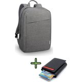 Sırt Çantası B210 Laptop Çantası Notebook Sırt Çantası Mekanizmalı Cüzdan Para Bölmeli Kartlık