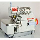 Siruba 747Q-514M5-23 BKS Mekatronik Dört İplik Yarı Otomatik Kıstırmalı Overlok Makinası