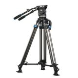 SIRUI Rapid System SQ100+VHS18 profesyonel video tripod kiti, tek adımda yükseklik ayarı, karbon fiber, 25 kg taşıma kapasitesi, 195 cm maks. yükseklik, 100 mm yarım küre, ağır kameralar için 10