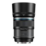 SIRUI Sniper 56 mm Otomatik Odaklama objektifi, F1.2 Geniş Açı APS-C Kamera Lensi, A6400, A6700, ZV-E10, FX3/30 için E Montajlı Lens (56 mm, E bağlantı, Siyah)