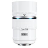 SIRUI Sniper 75 mm Otomatik Odaklama Lensi, X-T4, X-T5, X-H1, X-H2/H2S, X-T3, X-T30, X-S10 için F1.2 Telefoto APS-C Kamera Lensi (75 mm, X Montaj, Beyaz)