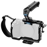 SIRUI Sony FX3/FX30 için Üst Saplı Tam Kamera Kafes Kiti, Orijinal XLR Kulp ile Uyumlu, HDMI için Kablo Kelepçesi, 1/4"-20 Dişli Delikler, ARRI, Soğuk Ayakkabı ve NATO Ray için 3/8" Yerleştirme