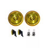 Sis Farı Seti Üniversal 90Mm Sarı 2 Adet + H3 Ampül