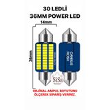 SİSA SENİSTESENAL Sofit Led 36mm Canbus Beyaz C5w Tavan Plaka Ampulü 2 Adet (1 Takım)