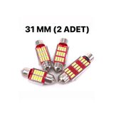 SİSA SENİSTESENAL Sofit Led Canbus C5w Tavan Plaka Ampül 31mm 2 Adet