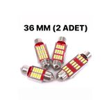 SİSA SENİSTESENAL Sofit Led Canbus C5w Tavan Plaka Ampül 36mm 2 Adet