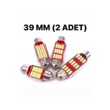 SİSA SENİSTESENAL Sofit Led Canbus C5w Tavan Plaka Ampül 39mm 2 Adet