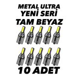 SİSA SENİSTESENAL T10 Led W5w (10 Adet) Dipsiz Canbus Yeni Nesil Suya Dayanıklı Metal Kasa Beyaz Ultra Led