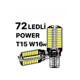 SİSA SENİSTESENAL T15 W16w Canbus 72 Led Ultra Parlak Beyaz Geri Vites Ampulü
