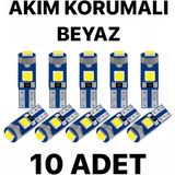 Sisa T5 LED Oto Kilometre Kadran Ambiyans Aydınlatma Ampulü Beyaz Akım Korumalı