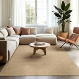 Sisal 02 Dokuma Halı | Makinede Yıkanabilir | Kaymaz Tabanlı | Bej | 80x260 cm | Model SSL0207