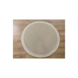 Sisal 9427 Krem/Bej Bordürlü Daire Jüt Sisal Kilim, Bej, 160 x 160