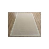 Sisal 9427 Krem/Bej Bordürlü Jüt Sisal Kilim, Krem, 120