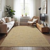 Sisal Vibe 01 Dokuma Halı | Makinede Yıkanabilir | Kaymaz Tabanlı | Bej | 80x140 cm | Model SSV0107