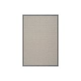 Sisalo Bordure Krem Gri Sisal Halı, Gri Bordür B3419B, 100X400