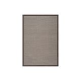 Sisalo Bordure Krem Kahve Sisal Halı, Kahve Bordür B3417D, 200X250