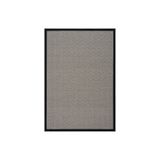 Sisalo Bordure Krem Siyah Sisal Halı, Siyah Bordür B3421E, 160X230
