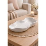 Sisay Home Dalga Formlu Dekoratif Tepsi - Pintrst Tepsi- Orta Sehpa Dekoru