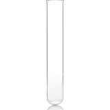 Şişe Dükkanı Cam Deney Tüpü Borosilikat Dibi Yuvarlak 20*150MM 27ML - 10 Adet Dayanıklı ve Şeffaf