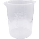 Şişe Dükkanı Plastik Beher 1000 ml Kabartma Dereceli 1 Adet