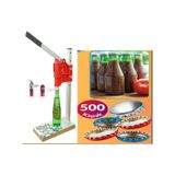Şişe Kapama Aleti Soda Gazoz Kapağı Kapatma Makinası 500 Ad
