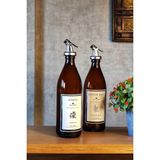Şişe Seti, 2'li, 500 Ml, Zeytinyağı ve Sirke Damlalıklı Şişe, Yağdanlık, Şişe Seti - Seçenek 1