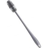 Şişe Temizleme Fırçası, 30 Cm Uzun Saplı Küçük Silikon Uçlu Şişe Fırçası, Biberon, Suluk Dar Ağızlı Şişeler İçin Pratik Mutfak Temizlik Fırçası