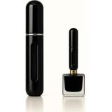 Şişesinden Çanta Içi Mini Doldurulabilir Seyahat Cep Yedek Parfüm Şişesi 5 Ml, Makyaj Organizer, (1 Adet) (Bronz)