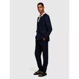 Sisley %100 Keten Astarsız Rahat Kalıp Ceket Erkek Lacivert Ceket - 324P2aghsw01q