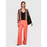 Sisley %100 Keten Beli Büzgülü Önü Pileli Geniş Paça Pantolon Kadın Düzenlenecek Pantolon - 324P4aghlf03u