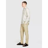 Sisley %100 Keten Regular Fit Gömlek Erkek Gri Gömlek - 324P5bkusq029