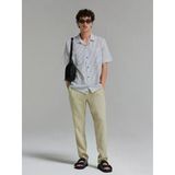 Sisley %100 Keten Slim Comfort Fit Pantolon Erkek Bej Pantolon - 325P4aghsf049