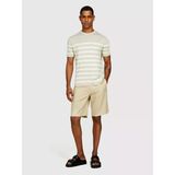 Sisley %100 Keten Slim Fit Bermuda Şort Erkek Bej Şort - 325P4aghs9010