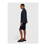 Sisley %100 Keten Slim Fit Bermuda Şort Erkek Lacivert Şort - 324P4aghs9010