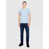Sisley %100 Pamuk Bisiklet Yaka Slim Fit T-Shirt Erkek 3W9 T-Shirt - 324P3wf0s101k